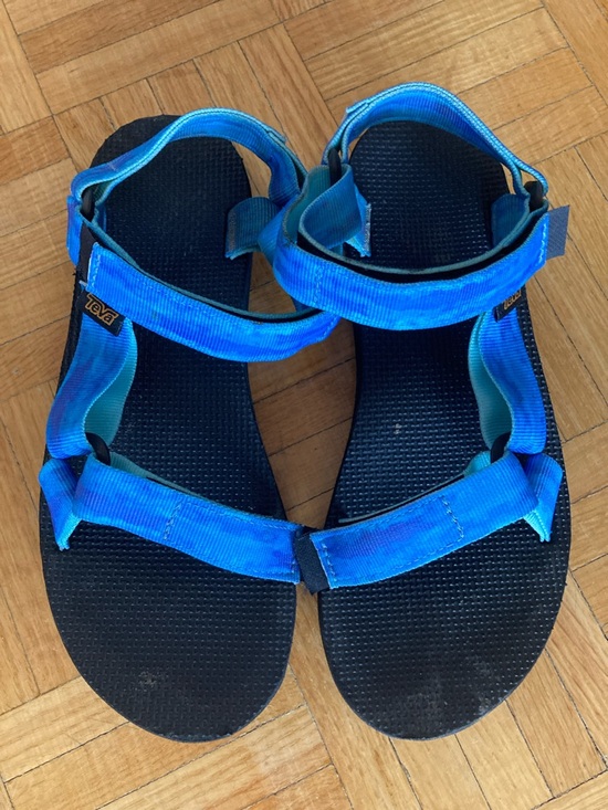 Teva Shoes - Teva Bright Blue Adjustable Strap Sandals